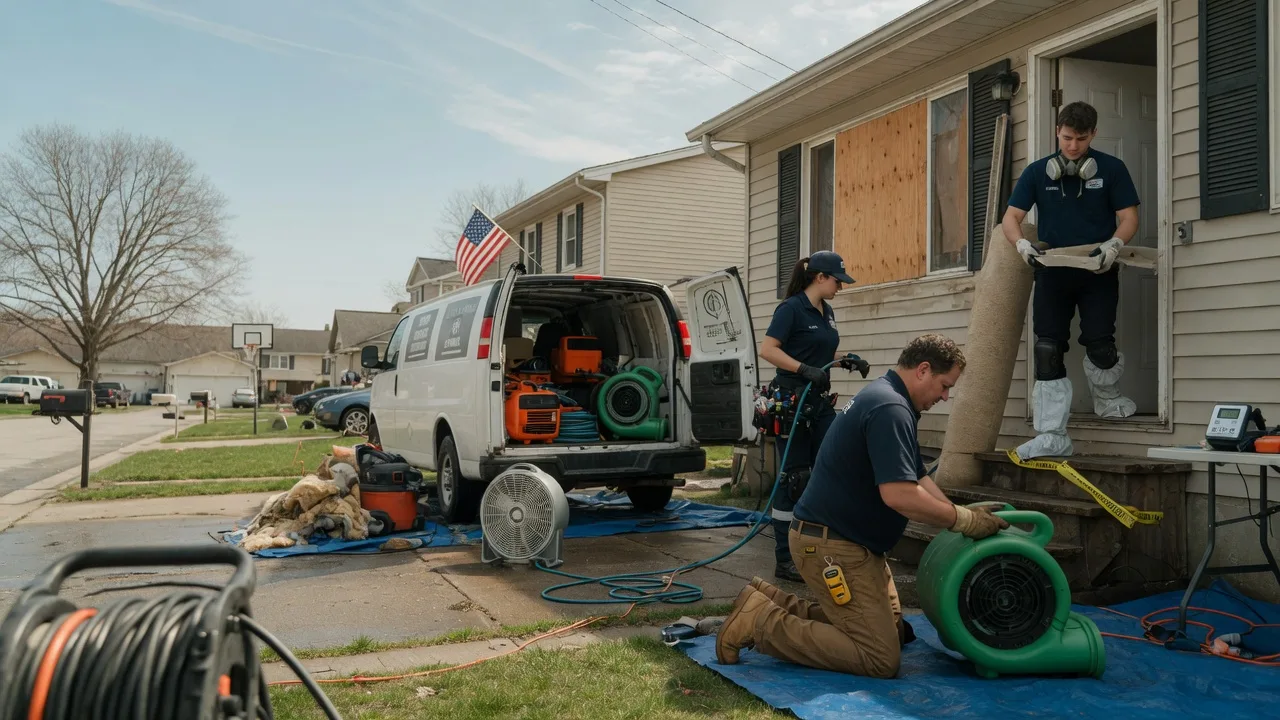 Water Damage Restoration in Vaughnsville, OH near me